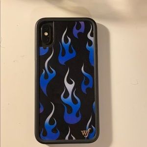 Wildflower IPhone X flame case